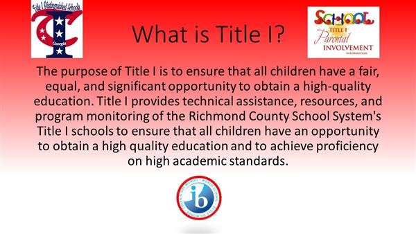 Title 1 